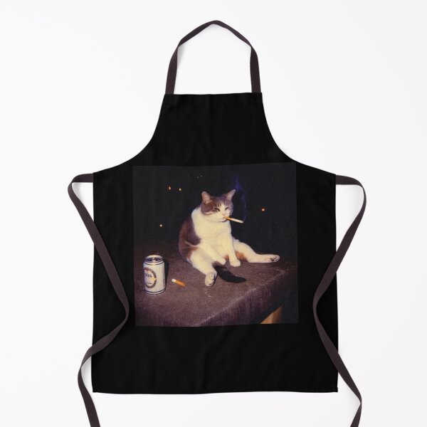 Item preview, Funny Smoking Cat Meme Cigarette Cat Gen Z Joke Stupid Brainrot Cat Lover Funny Kitty Cool Cat Beer Drink designed and sold by modoodles357.