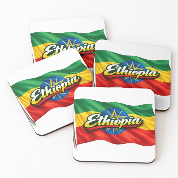 Item preview, Ethiopia Flag Waving Design – African Heritage Pride Graphic, Ethiopian Culture Artwork, National Flag Travel Gift designed and sold by GarnerSupplyCo.