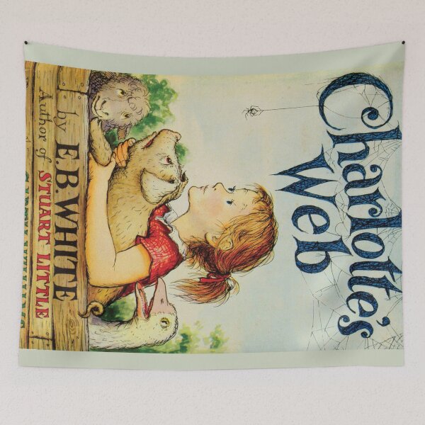 Item preview, Charlotte's Web - First Edition Cover - E.B White designed and sold by Mr Mustard Prints.