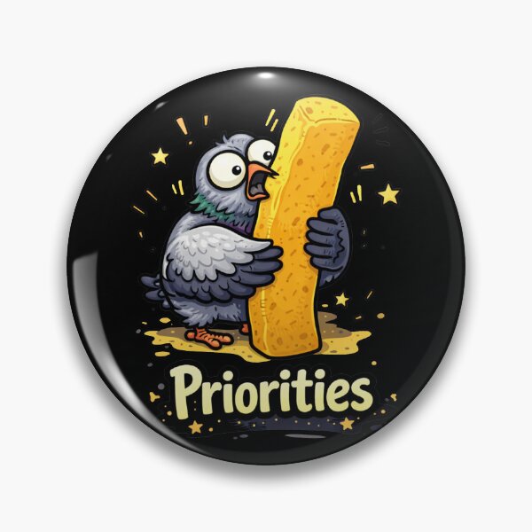 Item preview, Priorities Funny Pigeon French Fry designed and sold by MonkiFlipp.