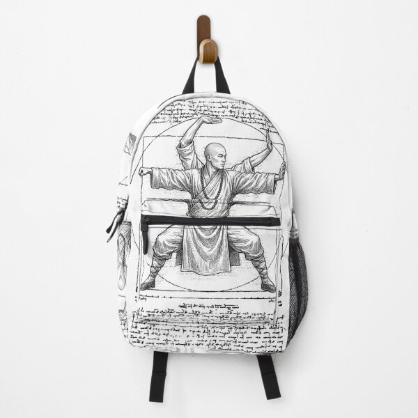 Item preview, Kung Fu Vitruvian Man Shaolin Monk Martial Arts Da Vinci designed and sold by GrandeDuc.