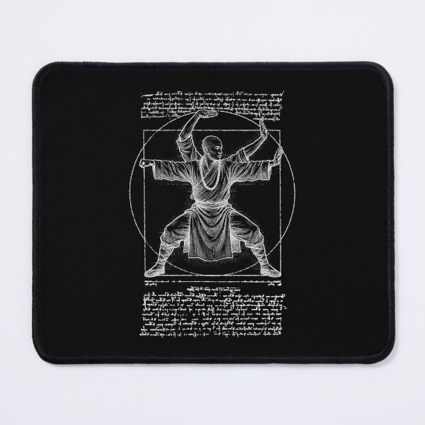 Item preview, Kung Fu Vitruvian Man Shaolin Monk Martial Arts Da Vinci designed and sold by GrandeDuc.
