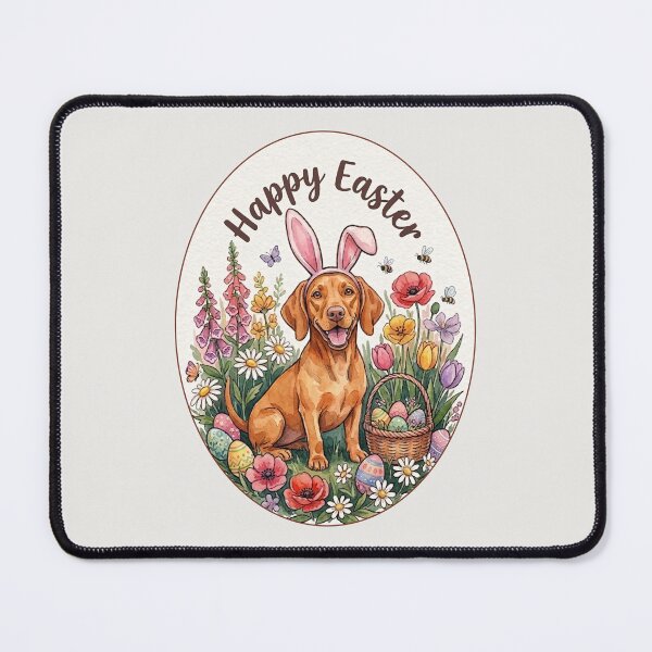 Item preview, Funny Vizsla Happy Easter Egg Bunny Mom Dad Kids designed and sold by FurryHavenPH.