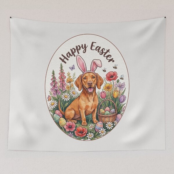 Item preview, Funny Vizsla Happy Easter Egg Bunny Mom Dad Kids designed and sold by FurryHavenPH.
