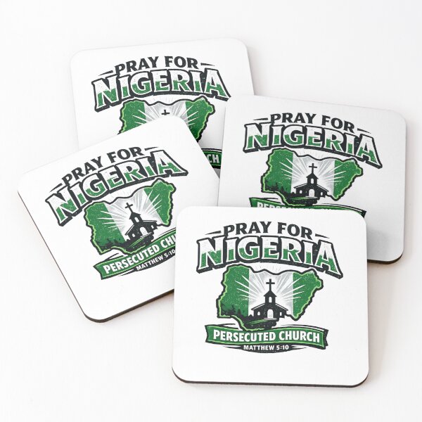 Item preview, Pray for Nigeria – Persecuted Church | Matthew 5:10 Christian Faith Design designed and sold by EnR-designs.