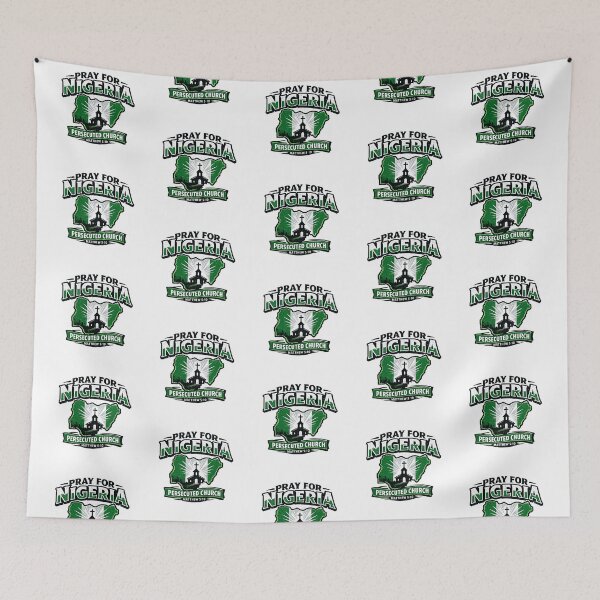 Item preview, Pray for Nigeria – Persecuted Church | Matthew 5:10 Christian Faith Design designed and sold by EnR-designs.