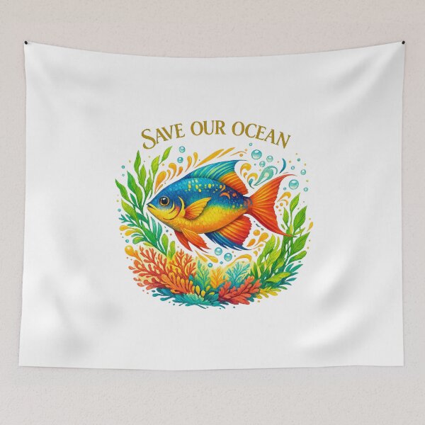 Item preview, Save Our Ocean designed and sold by LuveraxArt.
