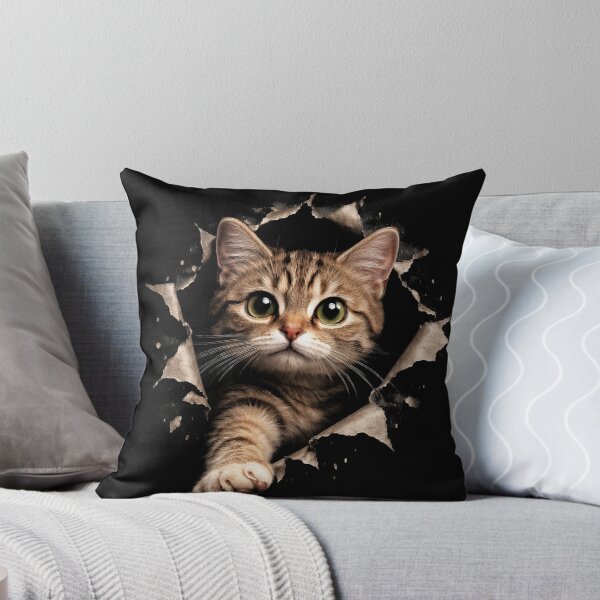 Item preview, Cat Torn Cloth designed and sold by jolihanot.