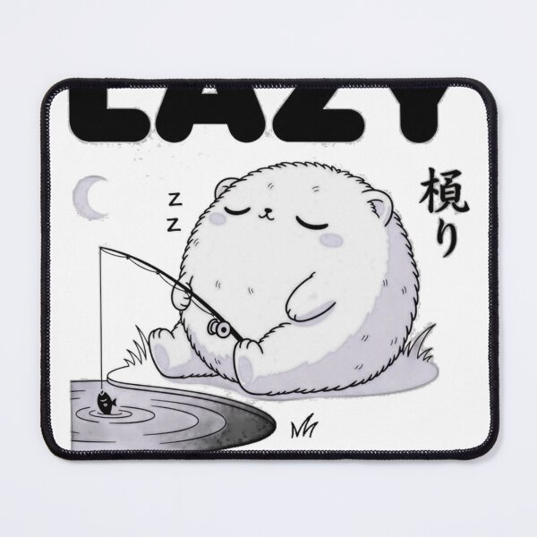 Item preview, Lazy Cat Fishing Under Moonlight designed and sold by Momentum-Store.