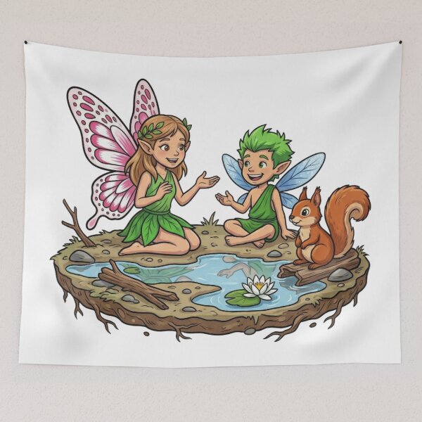 Item preview, Little fairy boys and girls designed and sold by PP&RAINBOW SHOP.