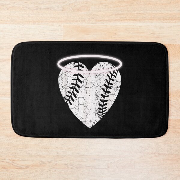 Item preview, Baseball Heart Angel Halo Memorial Tribute Sports Lover Distressed Vintage Aesthetic Design designed and sold by ShavonRistorin.