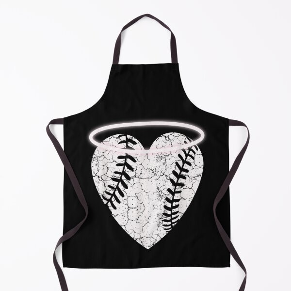 Item preview, Baseball Heart Angel Halo Memorial Tribute Sports Lover Distressed Vintage Aesthetic Design designed and sold by ShavonRistorin.