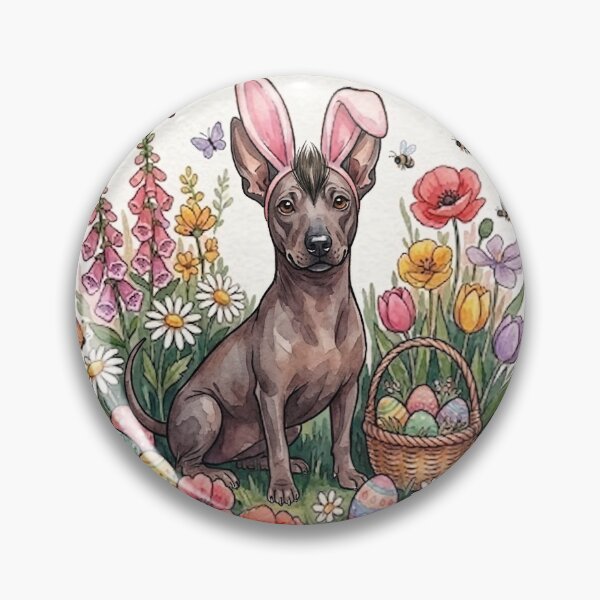 Item preview, Funny Xoloitzcuintli Xolo Happy Easter Egg Bunny Mom Dad Kids designed and sold by FurryHavenPH.