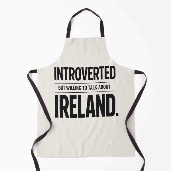 Item preview, Introverted But Willing to Talk About Ireland Funny Irish Quote designed and sold by POD DYNASTY.
