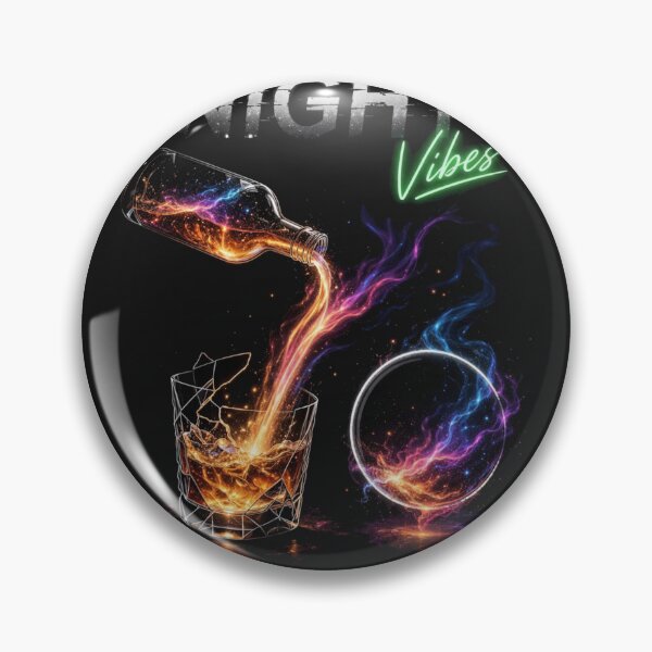 Item preview, Pour the Night Vibes T-Shirts – Neon Energy Drink Art designed and sold by KDesignCrafts.