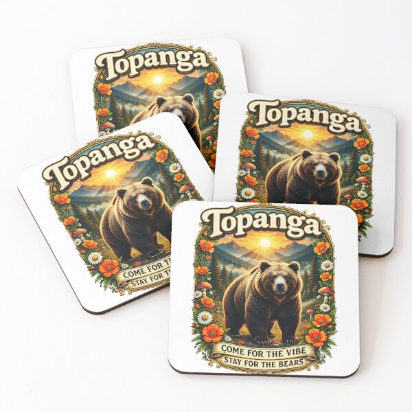 Item preview, Vintage Topanga Canyon Bear Family 90290 Bohemian Style designed and sold by CallDesign.