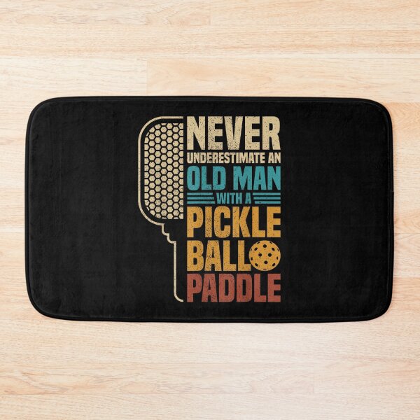 Item preview, Mens Never Underestimate an Old Man with A Pickleball Paddle designed and sold by wardpowerslamon.