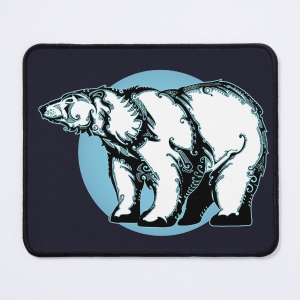 Item preview, tribal polar bear designed and sold by BlackwoodPagan.