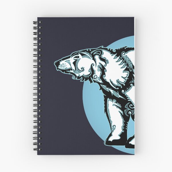 Item preview, tribal polar bear designed and sold by BlackwoodPagan.