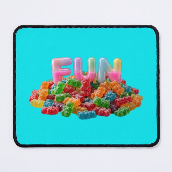 Item preview, FUN Gummy Bear Aesthetic Y2K Glossy Letters designed and sold by LIVE_FREE.