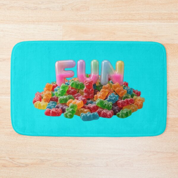Item preview, FUN Gummy Bear Aesthetic Y2K Glossy Letters designed and sold by LIVE_FREE.
