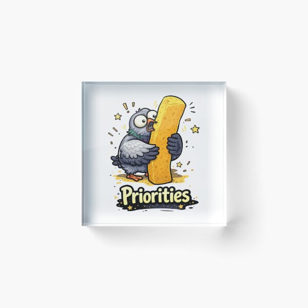 Item preview, Priorities Funny Pigeon French Fry designed and sold by MonkiFlipp.
