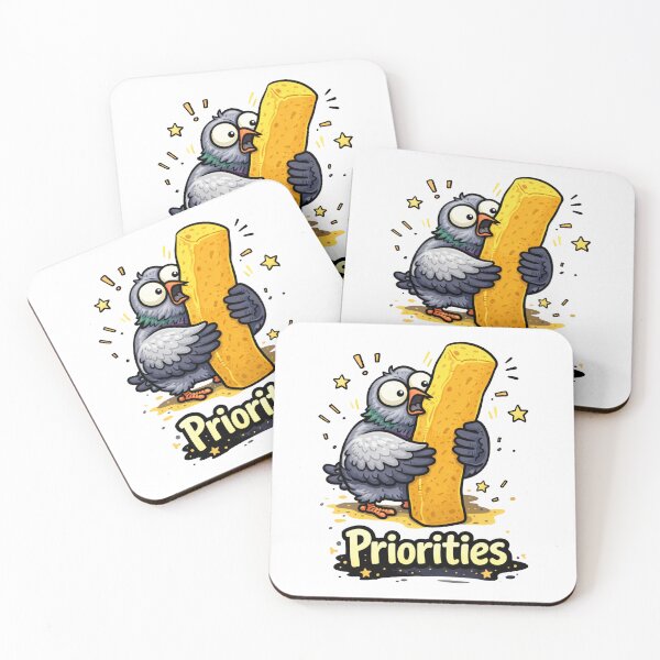 Item preview, Priorities Funny Pigeon French Fry designed and sold by MonkiFlipp.