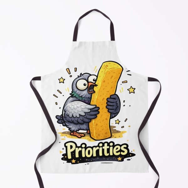 Item preview, Priorities Funny Pigeon French Fry designed and sold by MonkiFlipp.