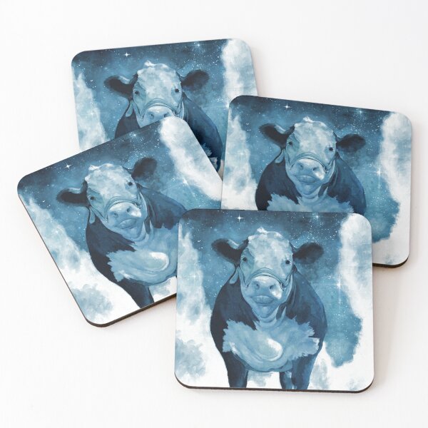 Item preview, Celestial Midnight Cow Painting designed and sold by Steve Haskamp.