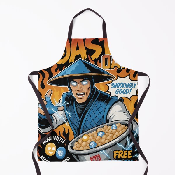 Item preview, Mortal Kombat Raiden Cereal Flakes designed and sold by Fei Long Design Hub.