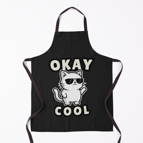 Item preview, Okay Cool Cat Shirt – Casual Attitude Minimal Design designed and sold by AdicretorDesign.