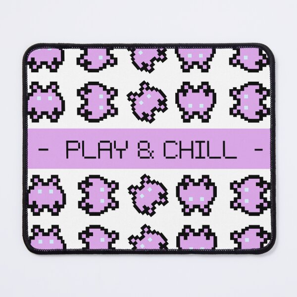 Item preview, Kawaii Pixel Gamer Pattern Play and Chill Aesthetic designed and sold by Hannah-Yei.