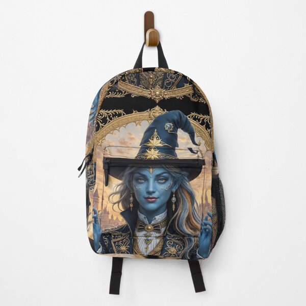 Item preview, The mystical beauty of fantasy: A portrait in sapphire and gold designed and sold by KunstGeist.