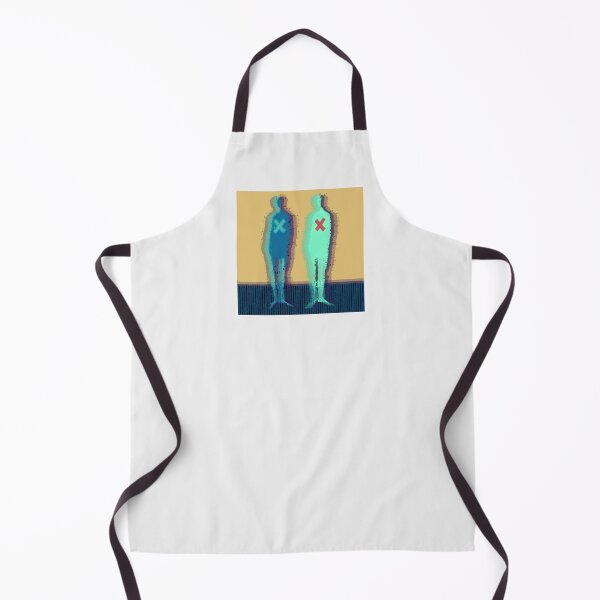 Item preview, Neon Glitch Abstract Human Figures with Crosses designed and sold by MikZviagin.