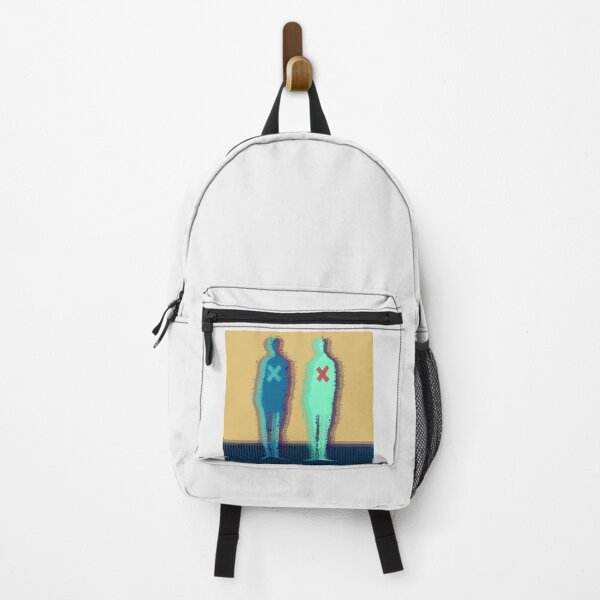 Item preview, Neon Glitch Abstract Human Figures with Crosses designed and sold by MikZviagin.