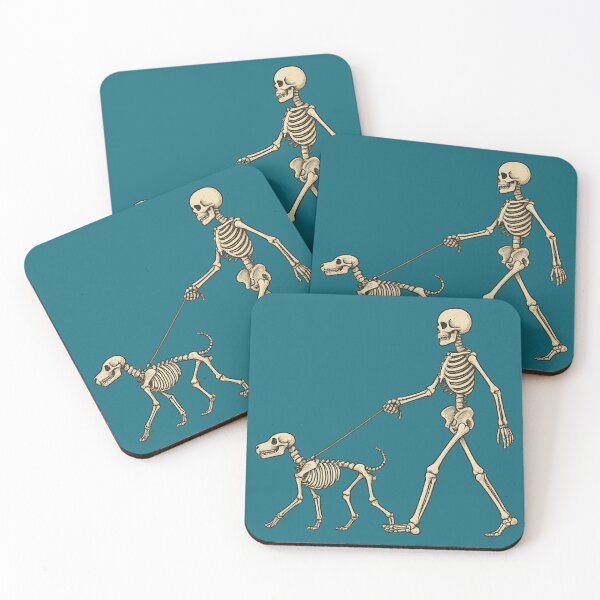 Item preview, Skeleton Dog Walkies designed and sold by PurrfectWhisper.