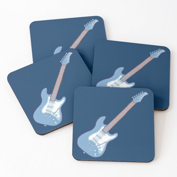 Item preview, Blue electric guitar  designed and sold by ElectronicCloud.