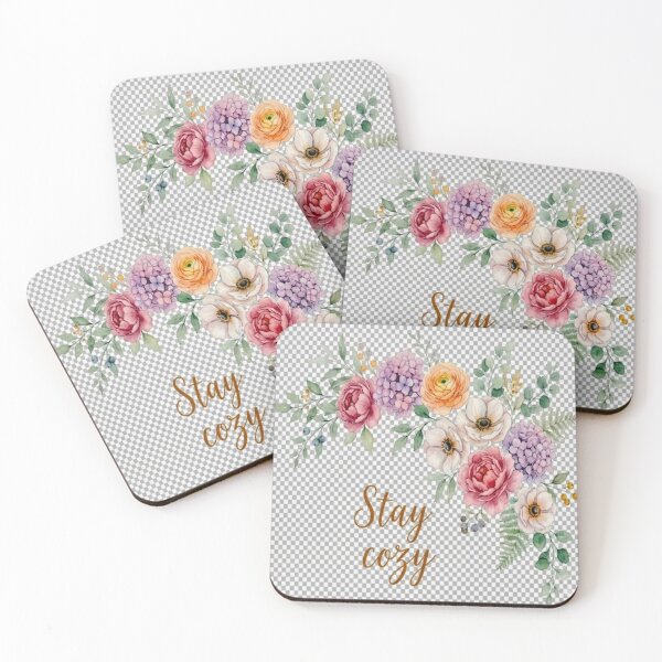 Item preview, Stay Cozy (Floral Print) designed and sold by Sloganworksmerch.com.