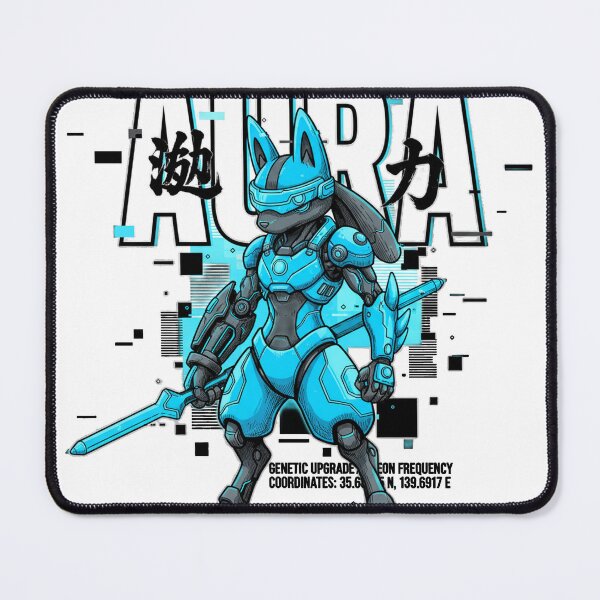 Item preview, Cyber Aura Wolf Warrior Streetwear Design designed and sold by Momentum-Store.