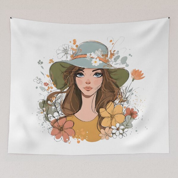 Item preview, Modern girl designed and sold by Retro Whimsy.