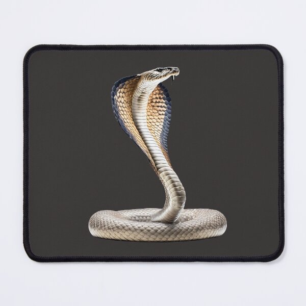 Item preview, Realistic cobra with hood spread and raised body designed and sold by ChernivtsiSkoda.