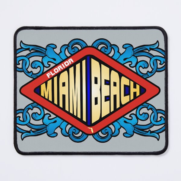 Item preview, Miami Beach FL Florida emblem retro sign designed and sold by studioss76.