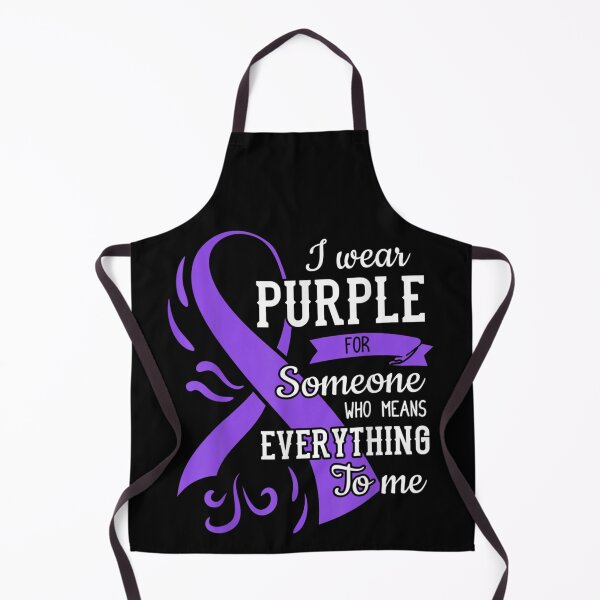 Item preview, I Wear Purple For Someone Who Means Everything To Me Awareness Ribbon designed and sold by AraceLidway.