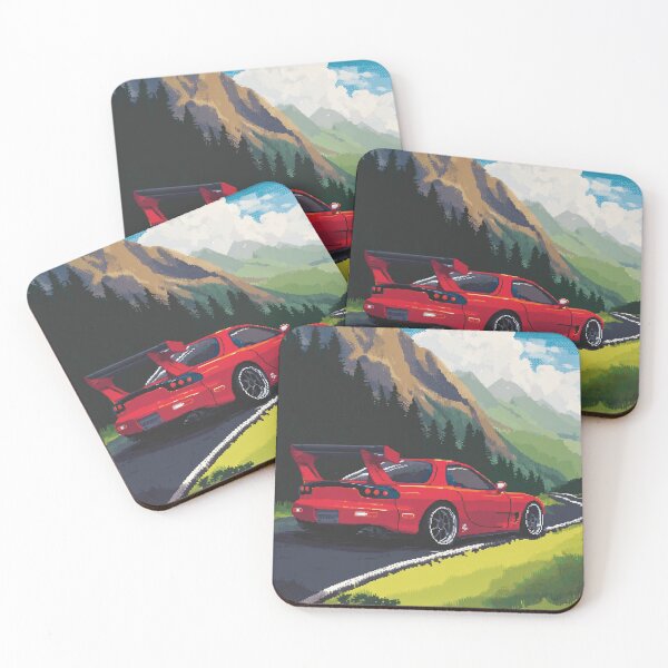 Item preview, Pixel Drift Highway – Retro Arcade Racing Artwork designed and sold by Pixel8Prints.