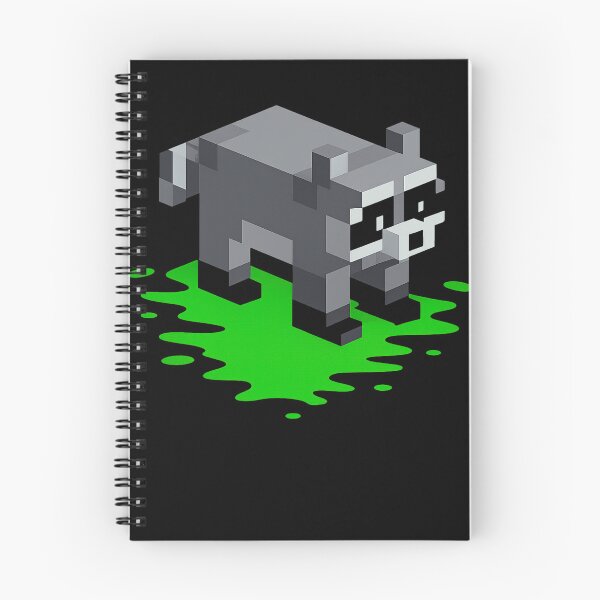 Item preview, Trashed Panda Drunk Raccoon Pixel Art designed and sold by StaticMood.