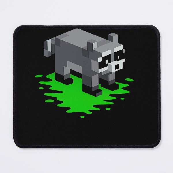 Item preview, Trashed Panda Drunk Raccoon Pixel Art designed and sold by StaticMood.