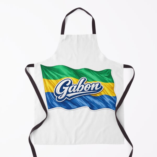 Item preview, Gabon Flag Waving Design – African Nation Pride Graphic, Gabonese Heritage Artwork, National Flag Travel Gift designed and sold by GarnerSupplyCo.