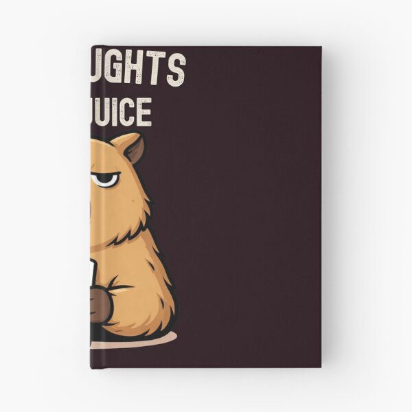 Item preview, No Thoughts Just Juice Capybara Shirt Cute Chill Animal Meme Strawberry Juice Aesthetic Relaxed Vibes Tee designed and sold by HOUSE OF TIST.
