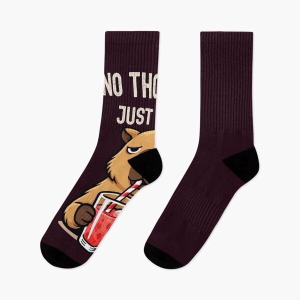 Item preview, No Thoughts Just Juice Capybara Shirt Cute Chill Animal Meme Strawberry Juice Aesthetic Relaxed Vibes Tee designed and sold by HOUSE OF TIST.
