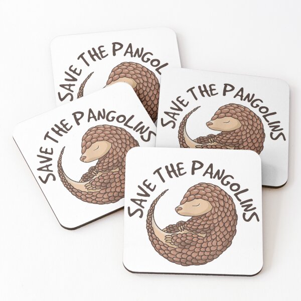 Item preview, Save The Pangolins Endangered Species Animal Conservation Wildlife Protection Awareness designed and sold by KarimeRenin.